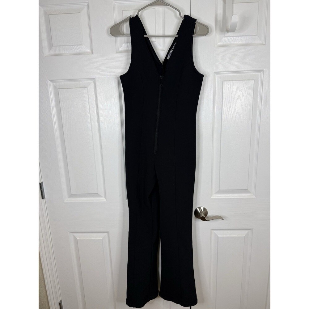 VTG Nils RN72240 Stretch Fitted One-Piece Ski Pants Women’s 8 Long Black 1197